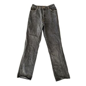 VTG RARE 80s Gloria Vanderbilt For Murjani Jeans Gold Stitch Swan 14 (27Wx30L)